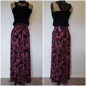 Artisan NY NWT Print Maxi Skirt | Strapless Dress